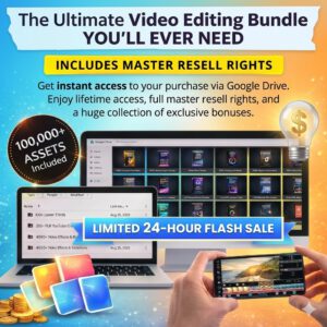 ultimate-video-editing-bundle-100,000+ Professional Assets (V2.0) PLR&MRR🚀