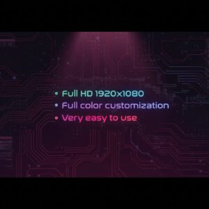 Animated Cyberpunk Logo Reveal PLR & MRR