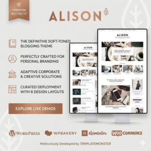 Anne Alison Pro: Soft Aesthetics Meets High-Performance Blogging  PLR & MRR