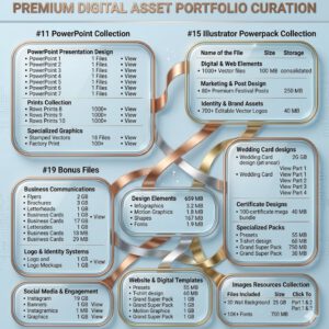 700GB+ Premium Graphic Design Asset Anthology PLR & MRR