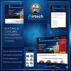 AIRTECH: The Ultimate HVAC & Plumbing Power-Theme PLR & MRR