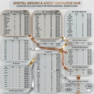 700GB+ Premium Graphic Design Asset Anthology PLR & MRR