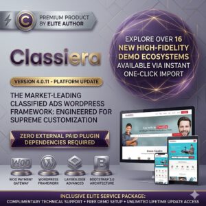 Premium WordPress Framework for Classified Listing Platforms: Digital Asset Acquisition PLR &MRR