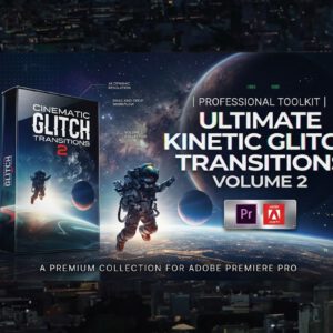 "Ultimate Glitch Pack: 40+ High-End Cinematic Transitions for Premiere Pro"PLR & MRR