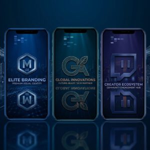 Animated Cyberpunk Logo Reveal PLR & MRR