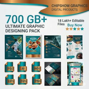 700GB+ Premium Graphic Design Asset Anthology PLR & MRR