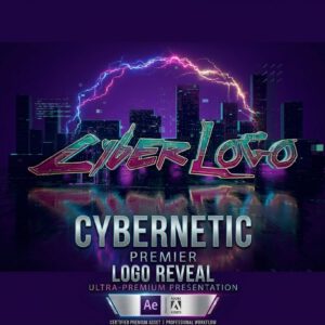 Animated Cyberpunk Logo Reveal PLR & MRR