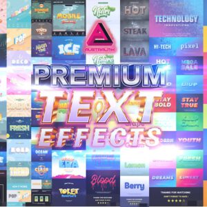 Streamline Your Design with 100 Premium Photoshop Text Effects  PLR & MRR