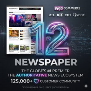 Newspaper: The Ultimate News & eCommerce Theme PLR & MRR